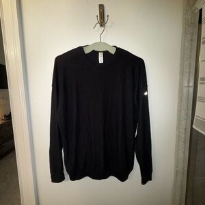 New Alo Black Cozy Pullover - S